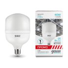 Лампа светодиодная Gauss 60424 E40 40W 4100K матовая