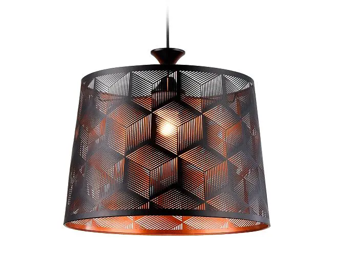 Подвесной светильник TR8439 BK черный E27 max 40W D350*800 Ambrella light Подвесной светильник TR8439 BK черный E27 max 40W D350*800 Ambrella light