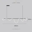 Реечный, рядный светильник GLORIFY LUX L Размер L. Цвет чернёная латунь Lampatron 8816-24813