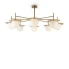 Люстра на штанге Freya FR5202PL-08BS Camelia