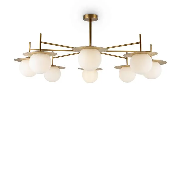 Люстра на штанге Freya FR5202PL-08BS Camelia