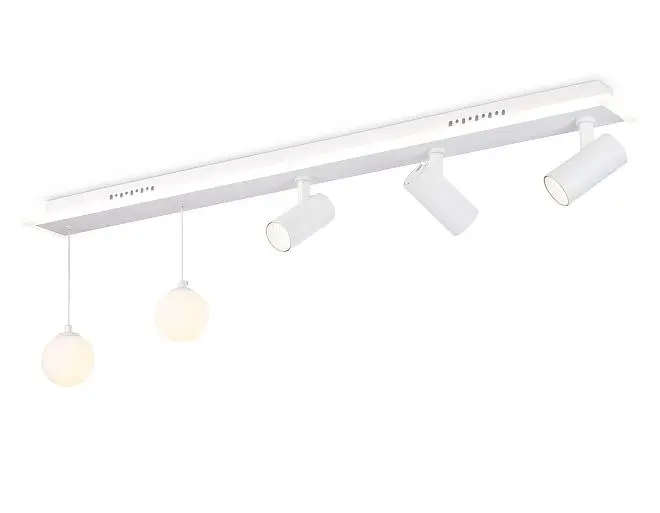 Потолочный светодиодный светильник со сменной лампой и пультом управления Ambrella light FL66201/1+5