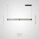 Реечный, рядный светильник HAKVIN Размер M Lampatron 8650-24166