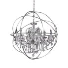 Люстра Delight Collection 5014-D6 chrome Foucault'S Orb