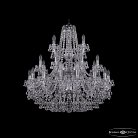 Люстра хрустальная Bohemia Ivele Crystal  1409/16+8+4/300/3d Ni