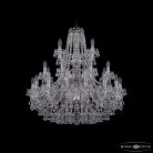 Люстра хрустальная Bohemia Ivele Crystal  1409/16+8+4/300/3d Ni