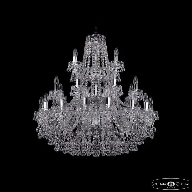 Люстра хрустальная Bohemia Ivele Crystal 1409/16+8+4/300/3d Ni Люстра хрустальная Bohemia Ivele Crystal 1409/16+8+4/300/3d Ni