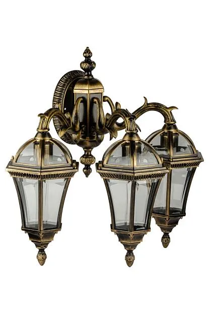 Настенный фонарь уличный Oasis Light 95202S 3 15L Gb ROMA S Настенный фонарь уличный Oasis Light 95202S 3 15L Gb ROMA S