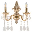 Бра с хрустальными подвесками Bohemia Ivele Crystal AL7801B14/2/175 A GW