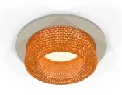 Комплект встраиваемого светильника с композитным хрусталем Ambrella light XC7623024 Techno
