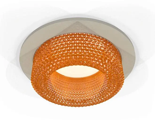 Комплект встраиваемого светильника с композитным хрусталем Ambrella light XC7623024 Techno Комплект встраиваемого светильника с композитным хрусталем Ambrella light XC7623024 Techno