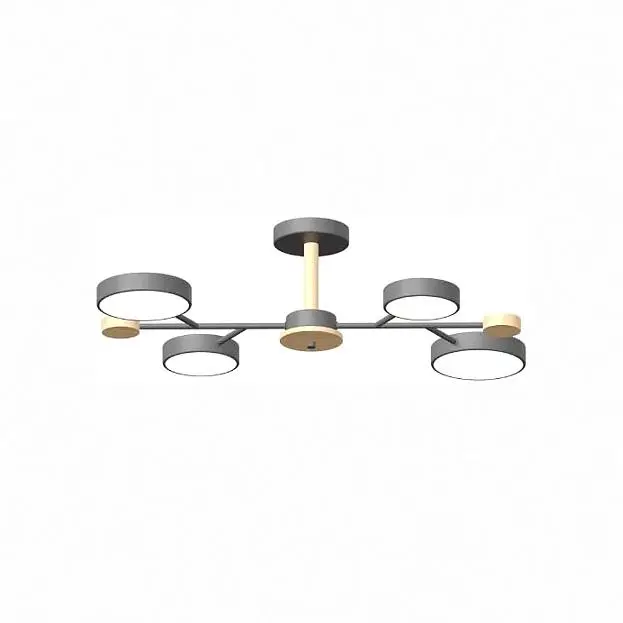 Потолочный cветильник LED4U L3213-670 GR Потолочный cветильник LED4U L3213-670 GR