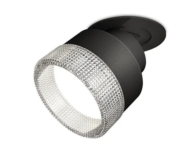 Комплект встраиваемого поворотного светильника с композитным хрусталем Ambrella light XM8102540 Techno Комплект встраиваемого поворотного светильника с композитным хрусталем Ambrella light XM8102540 Techno
