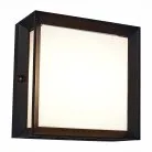 Светильник уличный потолочный Черный/Белый LED 1*12W 3000K ST Luce SL077.402.01 CUBISTA