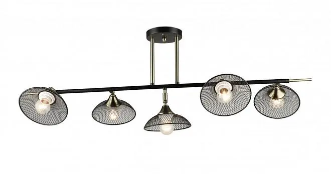 Потолочная люстра Imex MD.5728-5-S-AB+BK Потолочная люстра Imex MD.5728-5-S-AB+BK