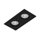 Встраиваемый светодиодный светильник BRUTAL SQ2 Black TRIAC 4000K