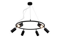 Светильник подвесной Crystal Lux RIVO SP6 BL