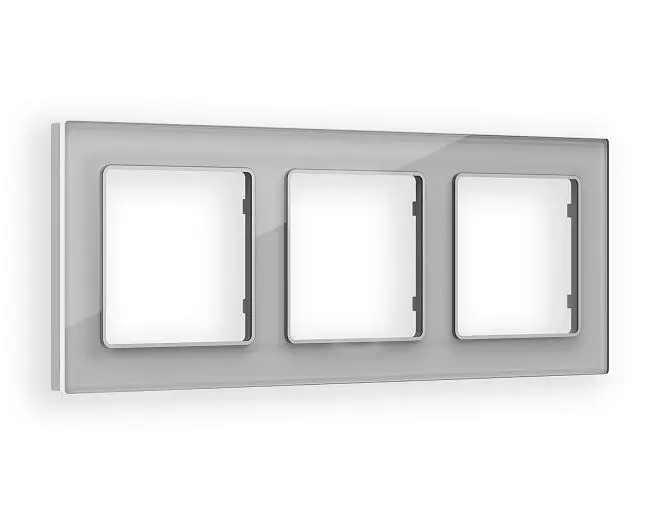 Рамка Platos (Серебро Стекло органическое) 3-ая Ambrella Volt AF330403 ALFA Рамка Platos (Серебро Стекло органическое) 3-ая Ambrella Volt AF330403 ALFA