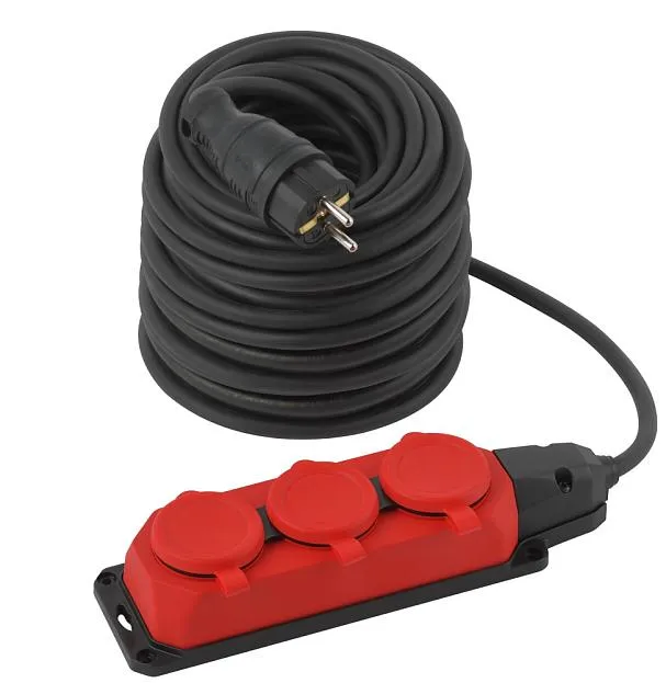 Розеточные блоки, удлинители ЭРА UK-3e-3x1,5-40m-IP44(KG)