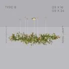 Люстра ELLING Тип B. 24 лампы. Цвет зеленый Lampatron 7220-19820