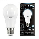 Лампа Gauss 102502216 E27 16W 4100K груша матовая LED A60