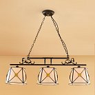 Подвесной светильник с бежевыми абажурами Citilux CL409233 Дрезден