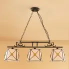 Подвесной светильник с бежевыми абажурами Citilux CL409233 Дрезден