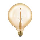 Светодиодная филаментная лампа 3 шага диммир.,Eglo 12862 G125, 4W(Е27), янтарь 2200K Lm_Led_E27