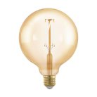 Светодиодная филаментная лампа 3 шага диммир.,Eglo 12862 G125, 4W(Е27), янтарь 2200K Lm_Led_E27