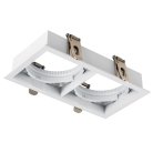 Рамка встраиваемая квадратная 2x к 075xxх БЕЛЫЙ МАТОВЫЙ Lightstar 075226 STELLA