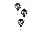 Подвесной светильник BK черный E27/3 max 40W D350*800 Ambrella light TR8444/3