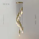 Готовая комбинация светильников RETURN MORE 12 ламп Lampatron 5387-13804