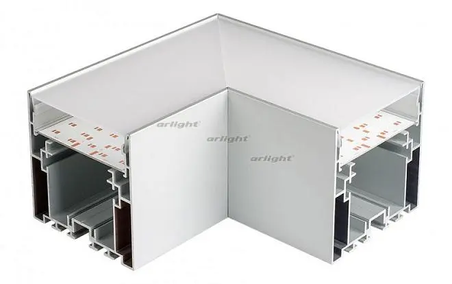 Угол S2-LINE-7977-L90 прямой Arlight 021261 Угол S2-LINE-7977-L90 прямой Arlight 021261