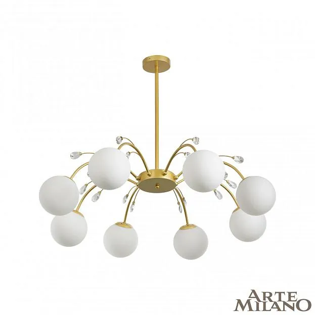 Люстра на штанге Arte Milano 273802/8 GD Neapolis-71069 Люстра на штанге Arte Milano 273802/8 GD Neapolis-71069