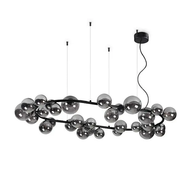 Подвесная люстра Ideal Lux 296753 PERLAGE SP30 NERO