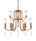 Подвесная люстра Lumina Deco LDP 8041-6+3 S.GD Rionella