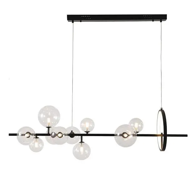 Люстра Delight Collection KG1233P-10 black/clear Art Deco Bubble Люстра Delight Collection KG1233P-10 black/clear Art Deco Bubble