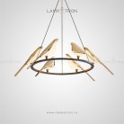 Кольцевые люстры и светильники NOMI CH Lampatron 4197-12912