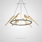 Кольцевые люстры и светильники NOMI CH Lampatron 4197-12912