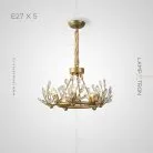 Кольцевые люстры и светильники MELISSA 5 ламп Lampatron melissa-5 5139-13152