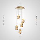 Готовая комбинация светильников LENITA MORE 5 ламп. Цвет Золото Lampatron lenita-more-5-gold 3735-9262
