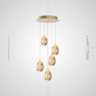 Готовая комбинация светильников LENITA MORE 5 ламп. Цвет Золото Lampatron lenita-more-5-gold 3735-9262