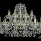 Люстра хрустальная Bohemia 1410/16+8/360 G V0300 1410 Gold