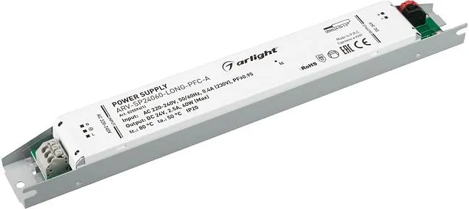 Блок питания для светодиодной ленты Arlight 025594(1) ARV-SP-LINEAR Блок питания для светодиодной ленты Arlight 025594(1) ARV-SP-LINEAR