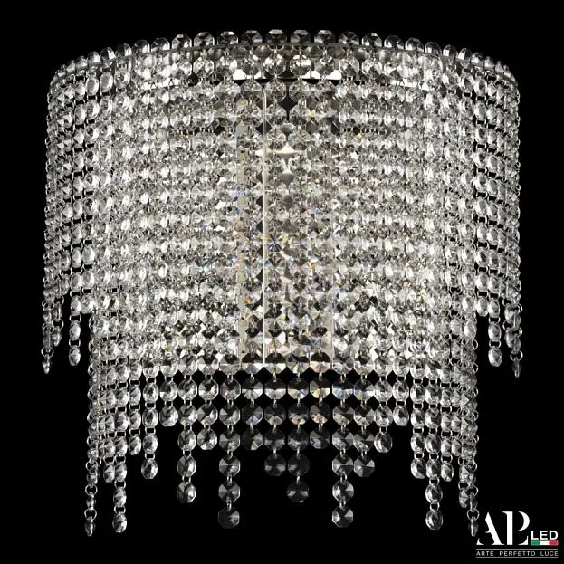 Бра светодиодные хрустальные APL LED SH500.B4.35-27.B.Ni.4000 Sicilia Бра светодиодные хрустальные APL LED SH500.B4.35-27.B.Ni.4000 Sicilia