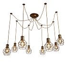 Подвесная люстра Arte Lamp A9182SP-8BZ INTERNO