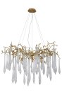Люстра Crystal Lux REINA SP8 D1000 GOLD PEARL 3580/308