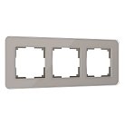 Рамка из стекла на 3 поста Werkel W0032417 Elite дымчатый a057876