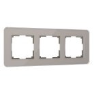 Рамка из стекла на 3 поста Werkel W0032417 Elite дымчатый a057876