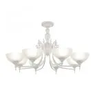 Люстра с плафонами Arte Milano 340049/8 WT+SL AM340049